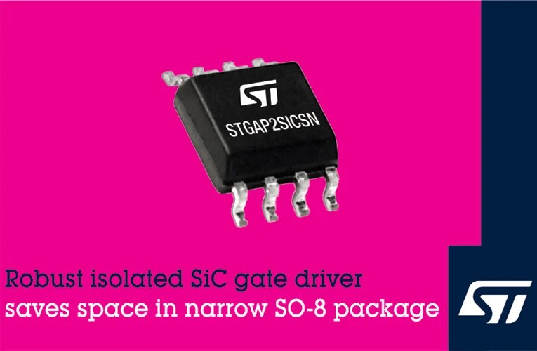 New SpaceSaving Isolated SiC Gate Driver for Reliable Performance with Accurate PWM control