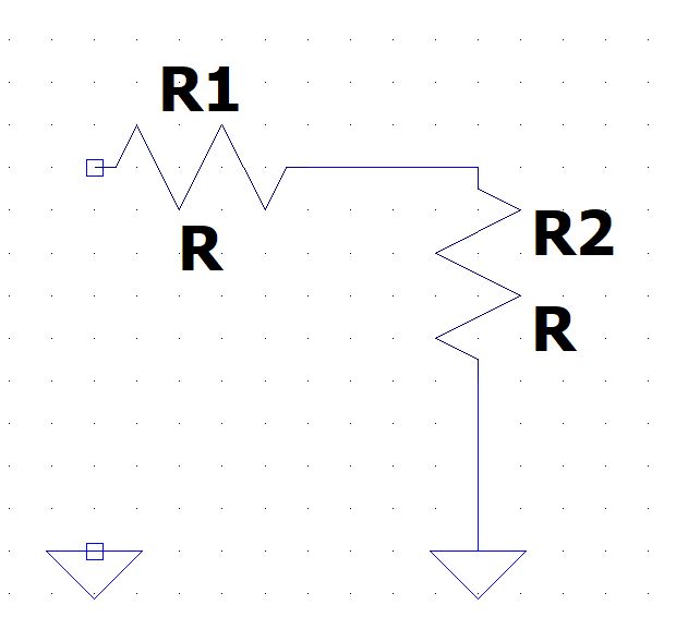 LTspice simulation tutorial on voltage divider Circuit Generator