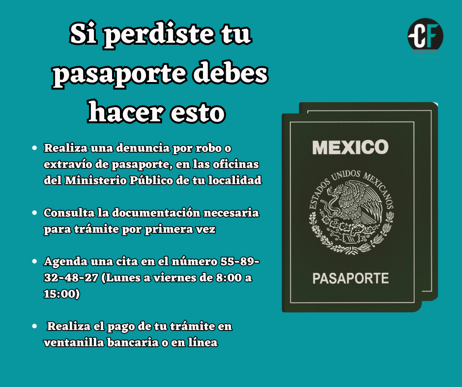 ¿Cómo renovar el pasaporte mexicano 2023? Circuito Frontera