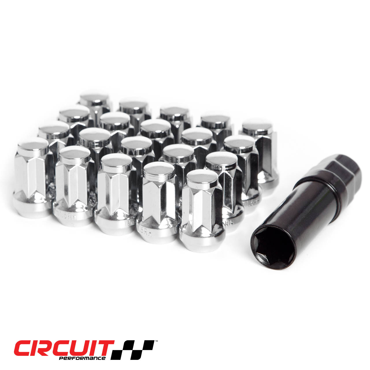 Steel Star Spline Drive Lug Nut for Aftermarket Wheels 1/2"20