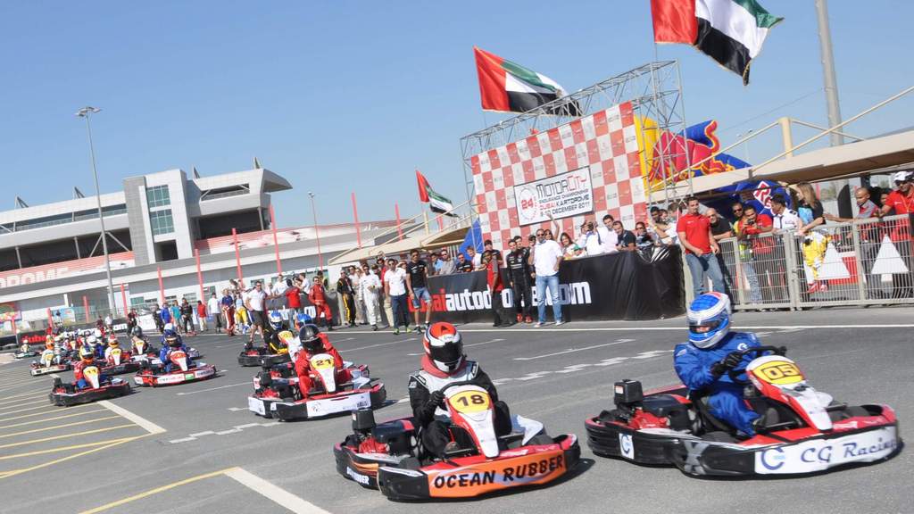Karting MotorCity 24 Hours Endurance Championship finals at Dubai