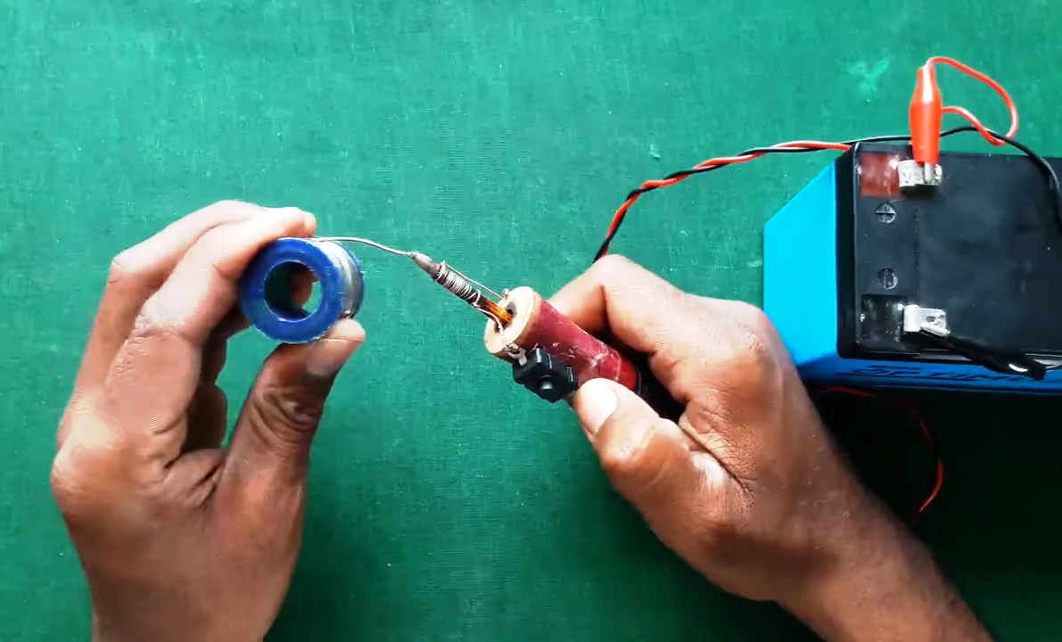 How To Make A 12V Soldering Iron At Home DIY Project
