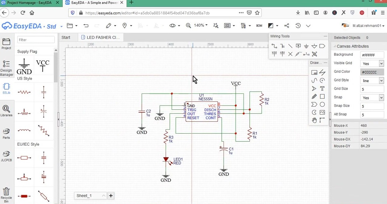 Complete PCB Designing Tutorial Using EasyEDA PCB Design Tool