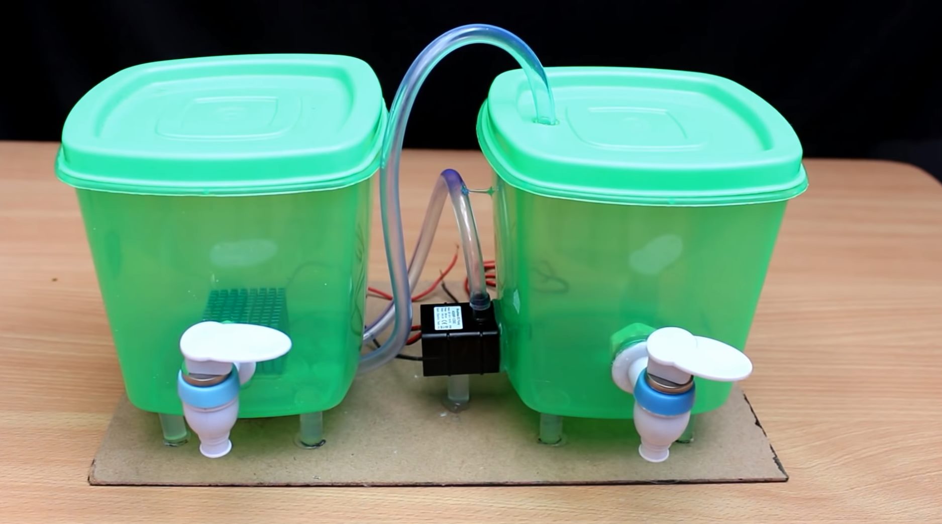 Hot and Cold Water Cooler Using A Peltier Thermoelectric Cooling Module