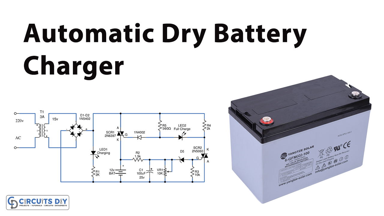 Battery Charger Circuit Using Scr