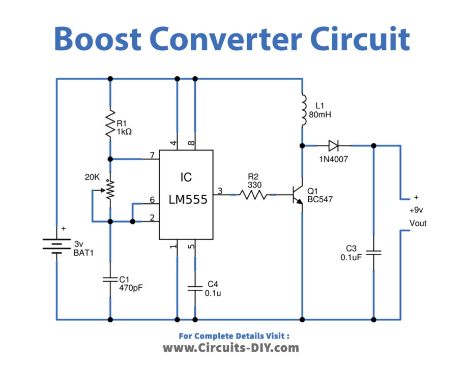 3v To 12v Boost Converter Circuit Diagram - Circuit Diagram