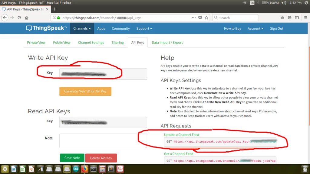 Diseño Electrónico IoT Thing Speak ESP8266