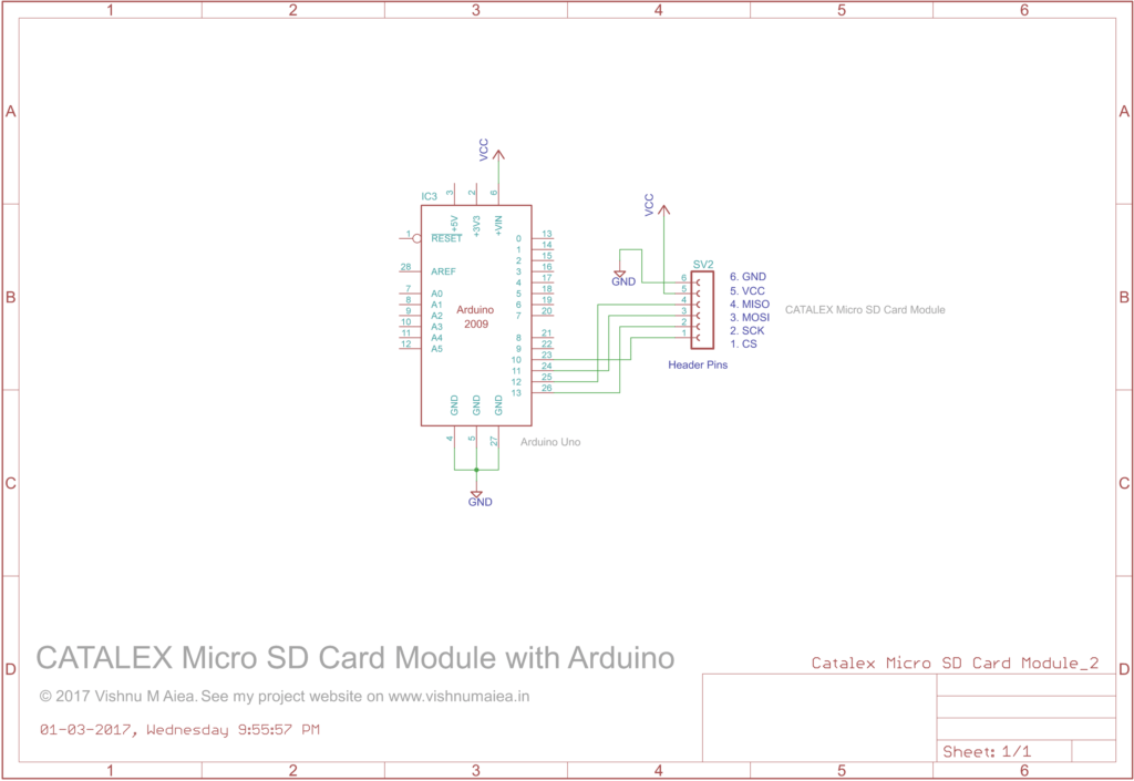 Interfacing Catalex Micro SD Card Module with Arduino CIRCUITSTATE Electronics