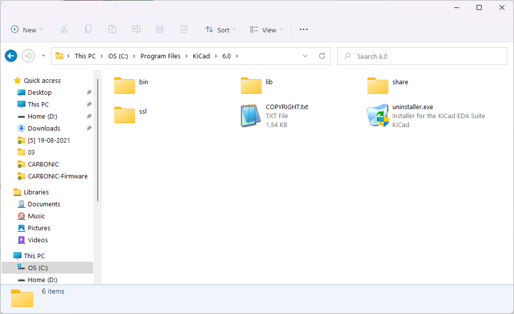 How to Install KiCad Version 6 and Organize Part Libraries