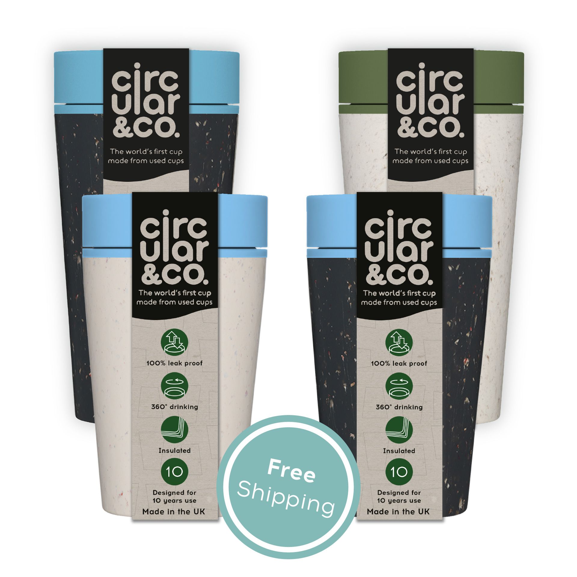 Circular&Co. Reusable Cup Family Bundle (formerly rCUP) Circular&Co.