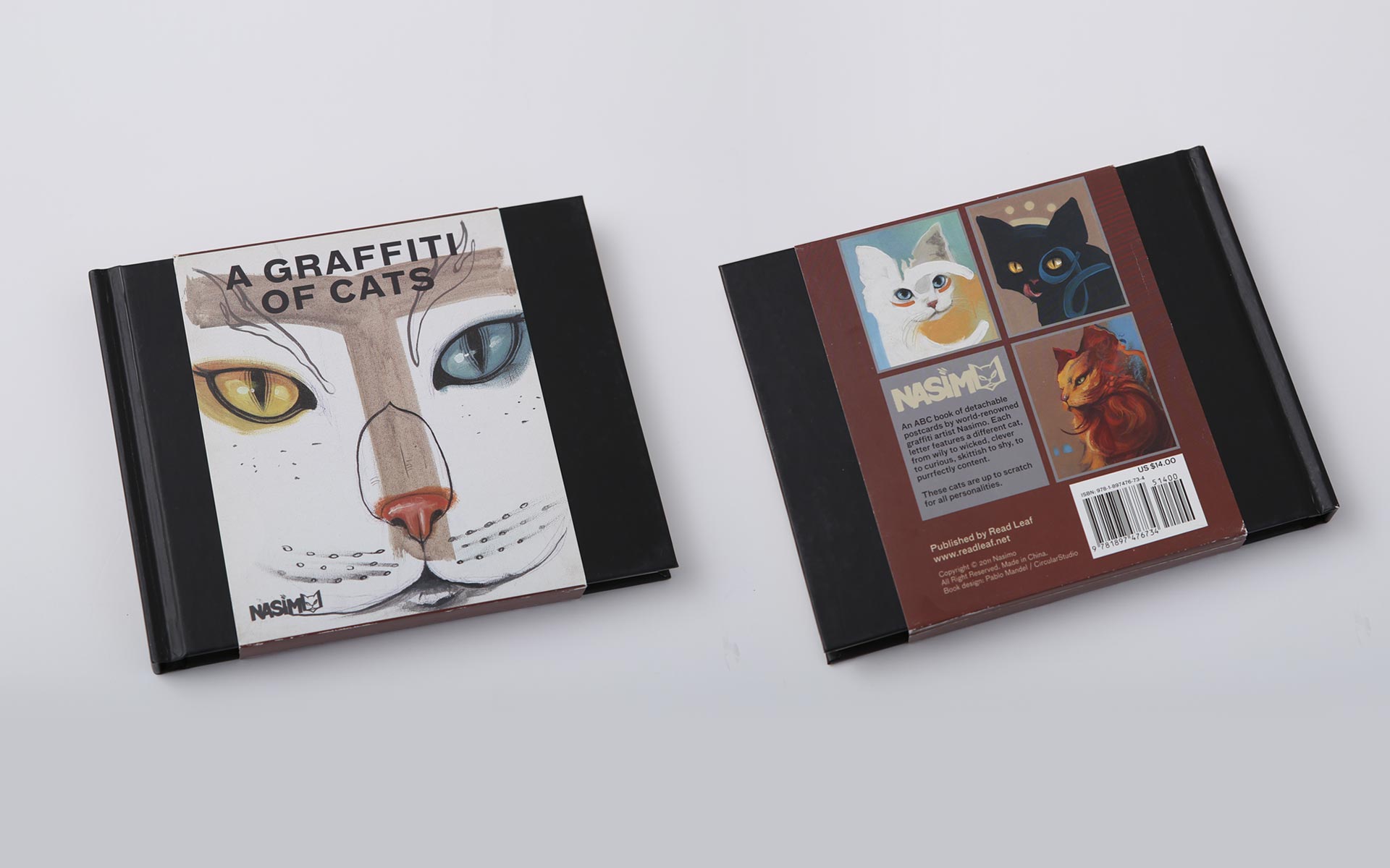 A Graffiti of Cats postcards book Circular Studio