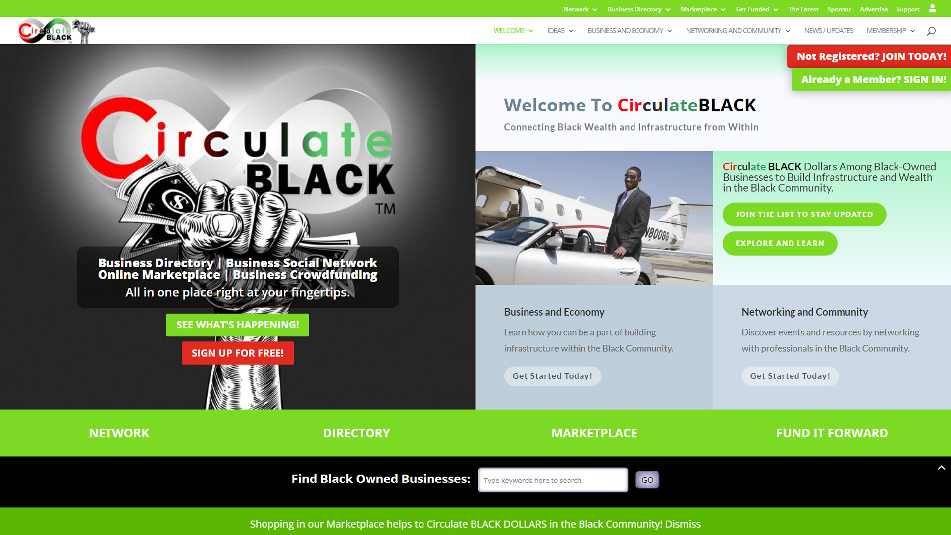 CirculateBLACK Economic Empowerment Platform CirculateBLACK