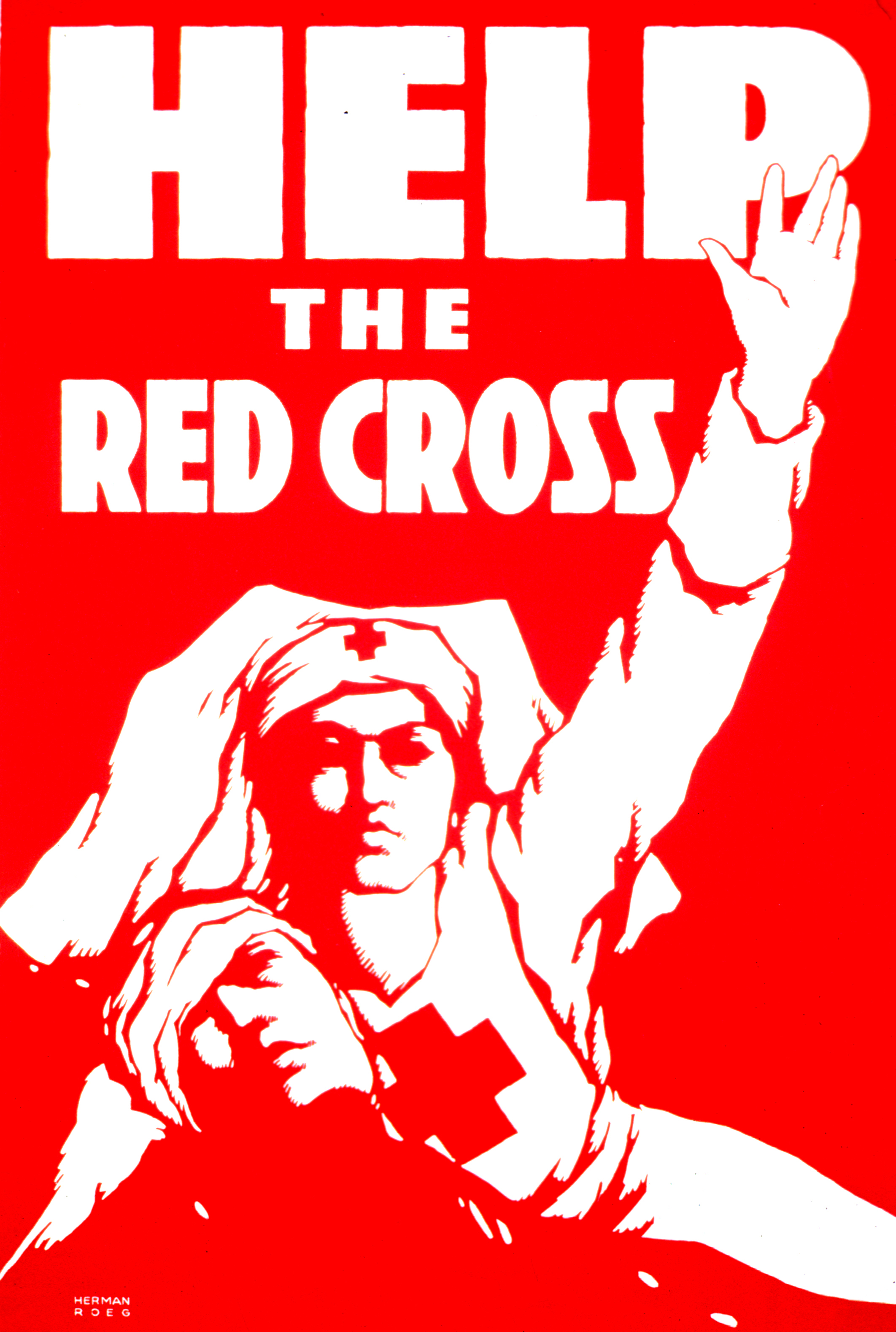 Red Cross poster, ca. 1917 Circulating Now from the NLM Historical