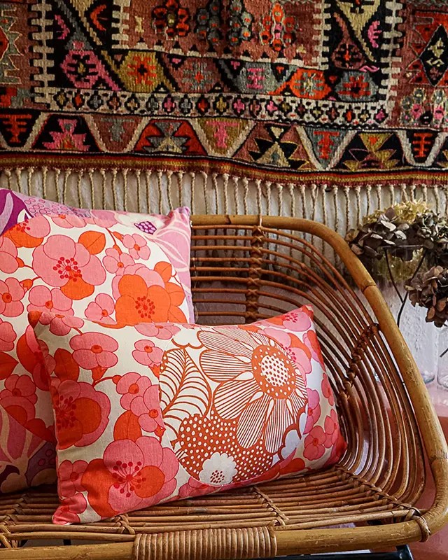 Upcycled Sofa Cushions Baci Living Room