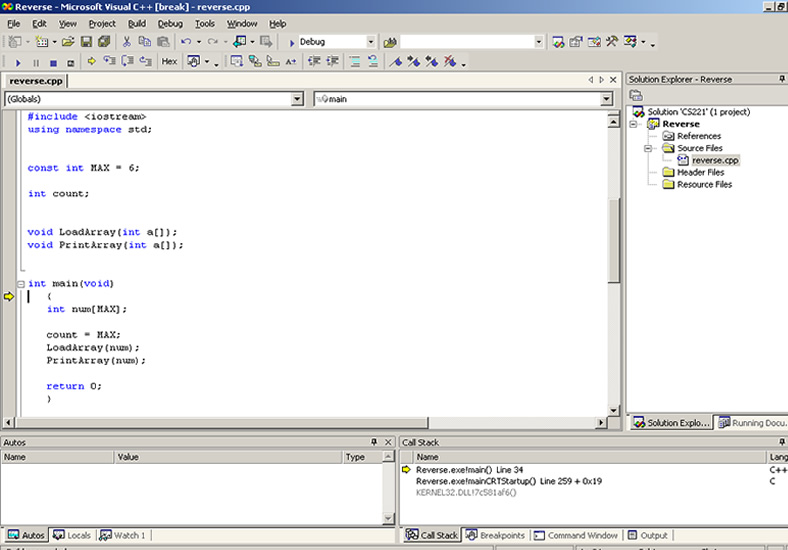 CIS Department > Tutorials > Software Design Using C++ > Using the