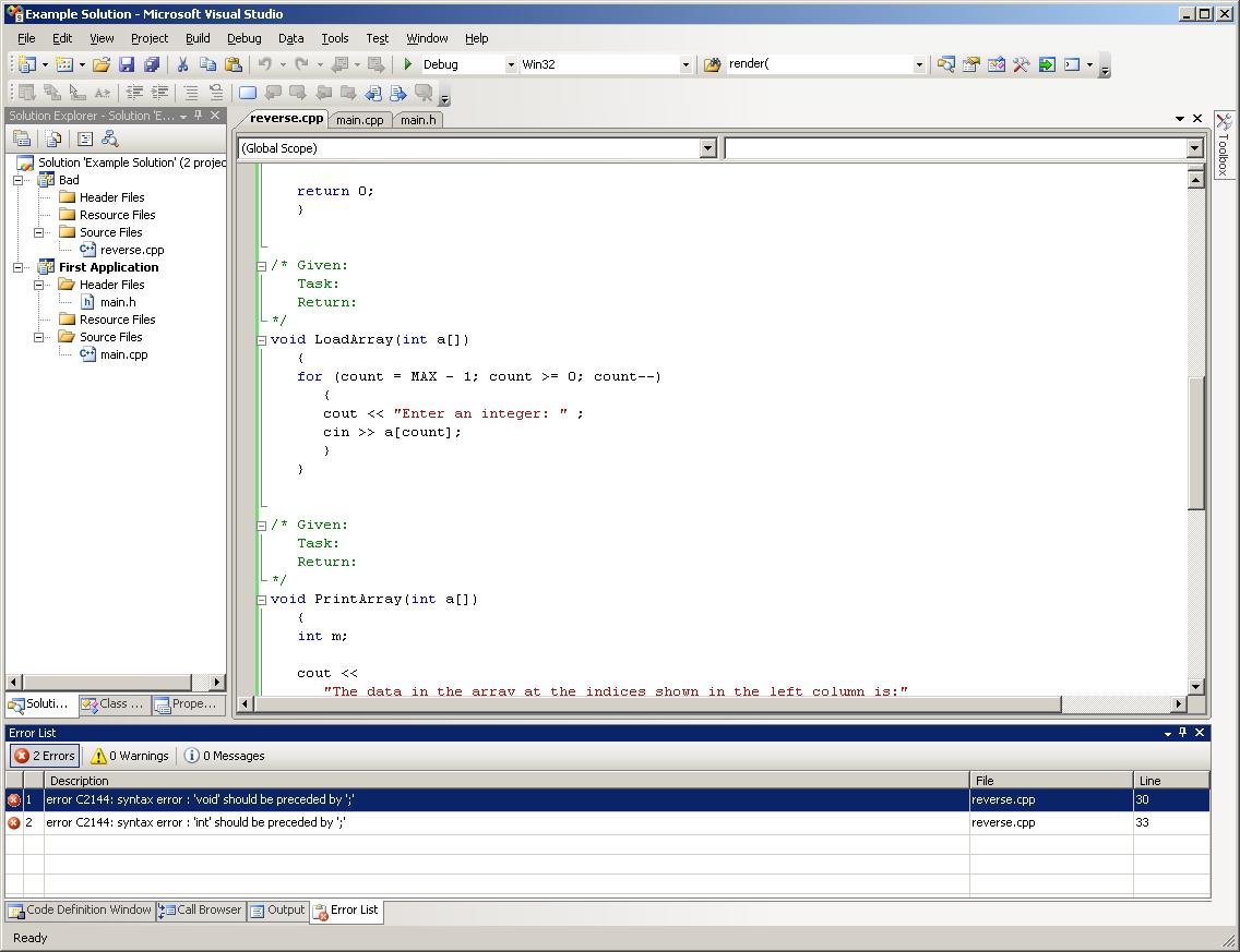 CIS Department > Tutorials > Software Design Using C++ > Using the