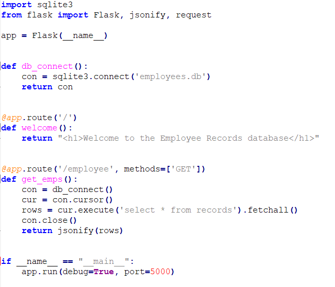 Flask and SQLite Consuming API Endpoints with Python Requests