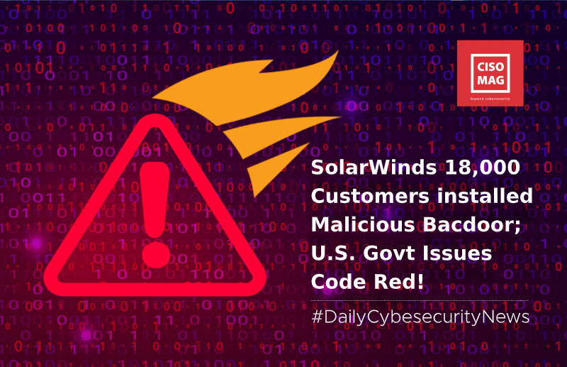 SolarWinds Orion Hack CISO MAG Cyber Security Magazine