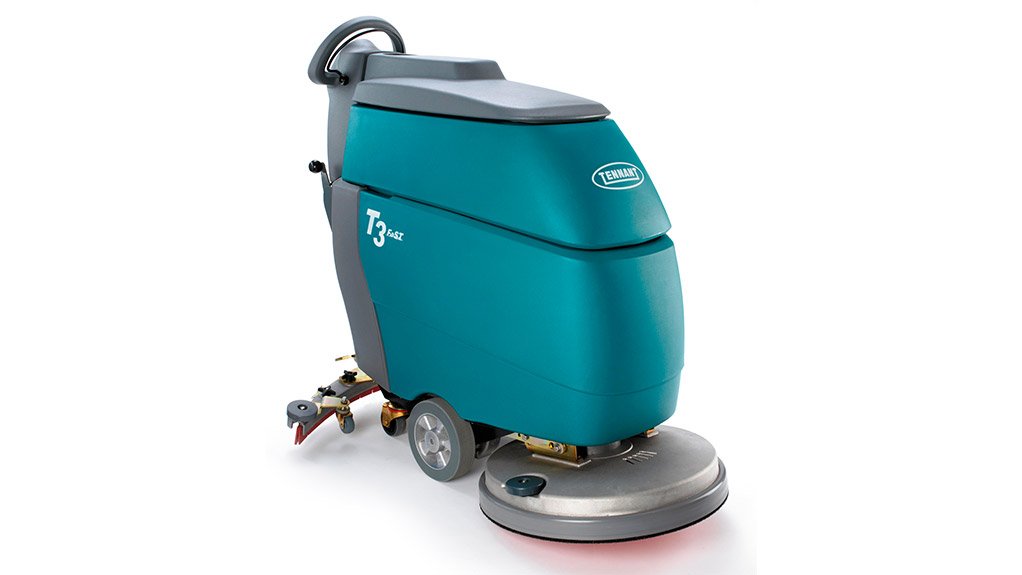 Tennant T2 and T3 scrubberdryers from Goscor Cleaning Equipment clean