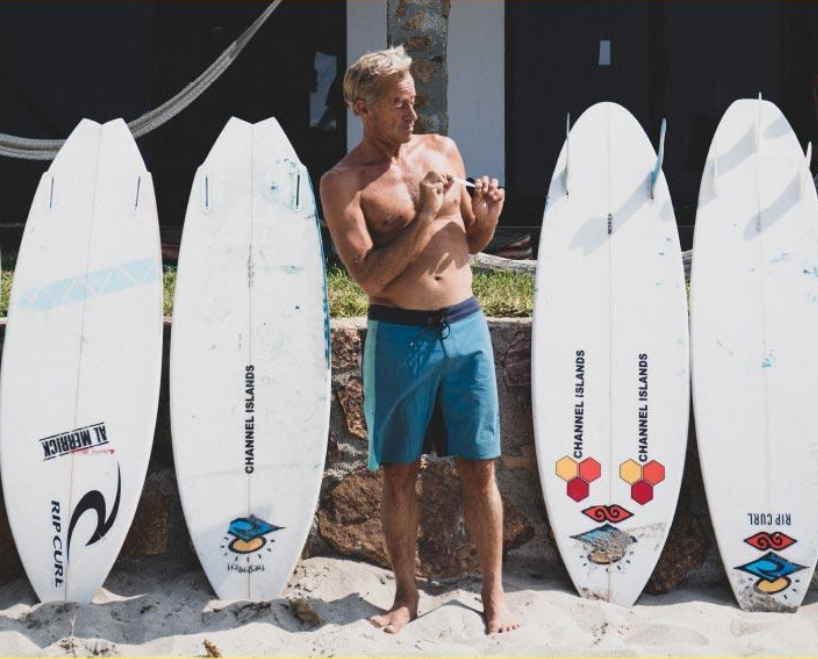 注目 トム・カレン in “Free Scrubber” チャネルアイランズサーフボード Channel Islands
