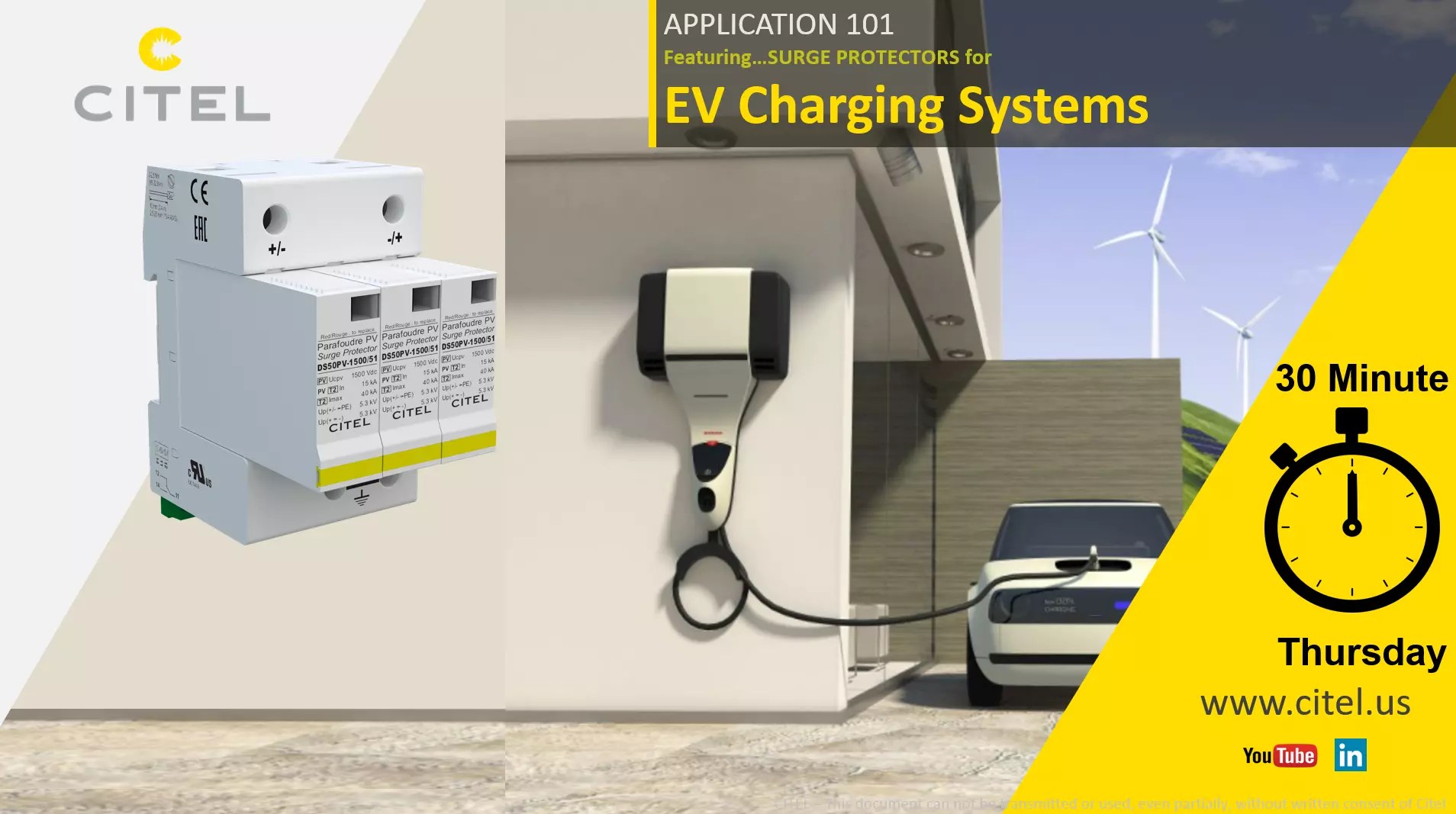 TMT inar Surge Protectors for EV Charging Systems Registration