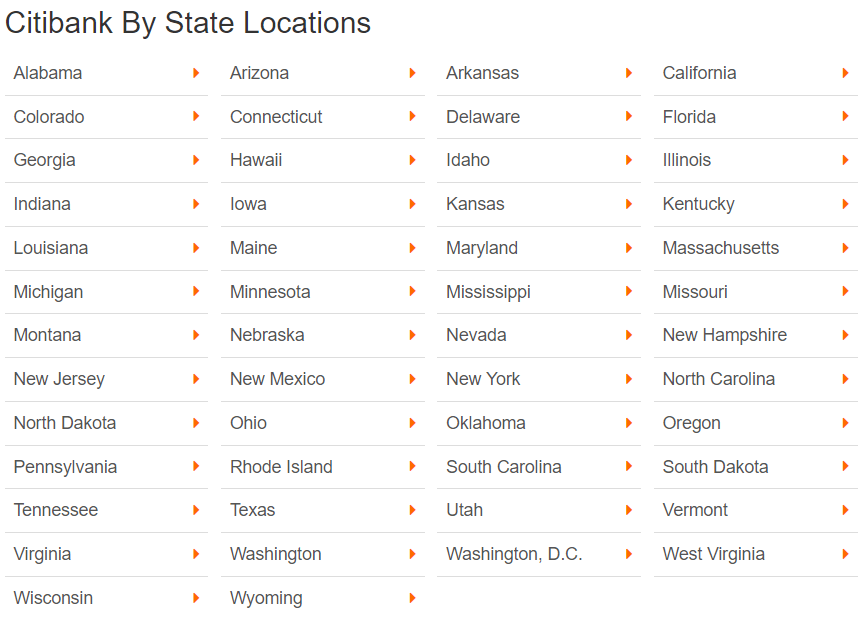Citibank Near Me Hours, Store Locations