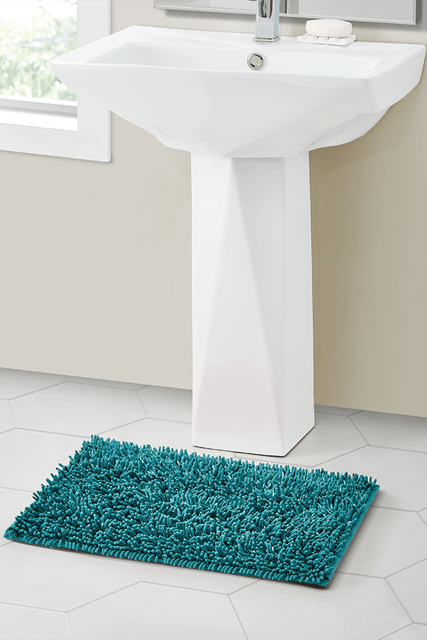 Noodle Bath Rug Aqua Citi Trends