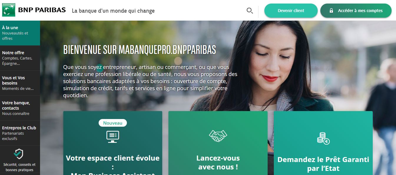 BNP Paribas Pro Avis, Services, Tarif de l'offre