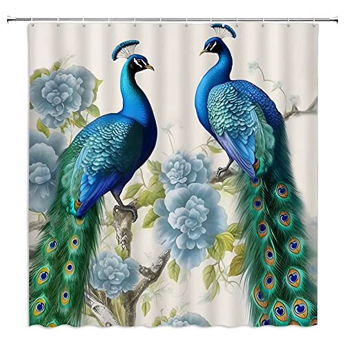 13 Incredible Peacock Shower Curtain for 2023 CitizenSide