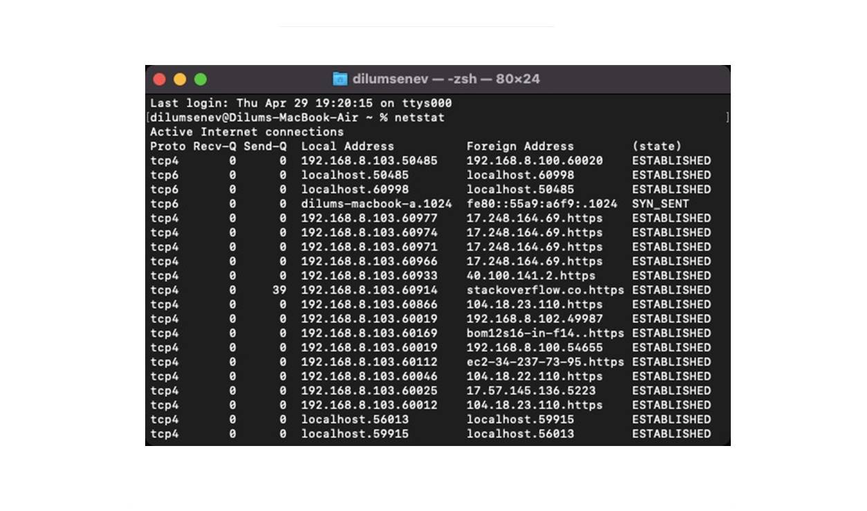 How to Use the Netstat Command on Mac CitizenSide