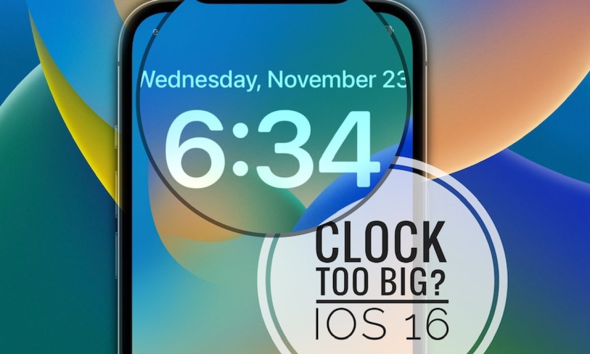 How To Change Clock Size On iPhone CitizenSide