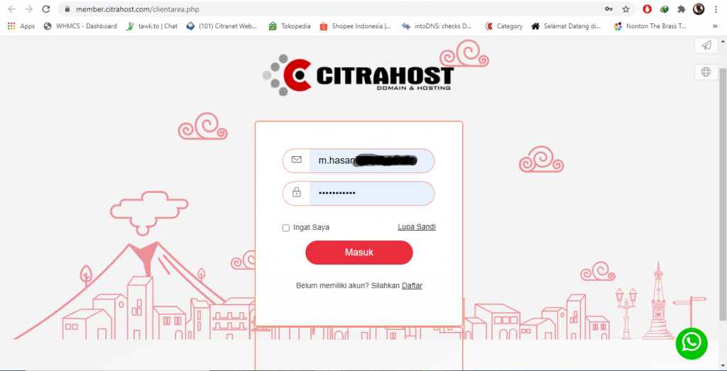 Mengarahkan Domain ke Layanan Blogspot Citrahost