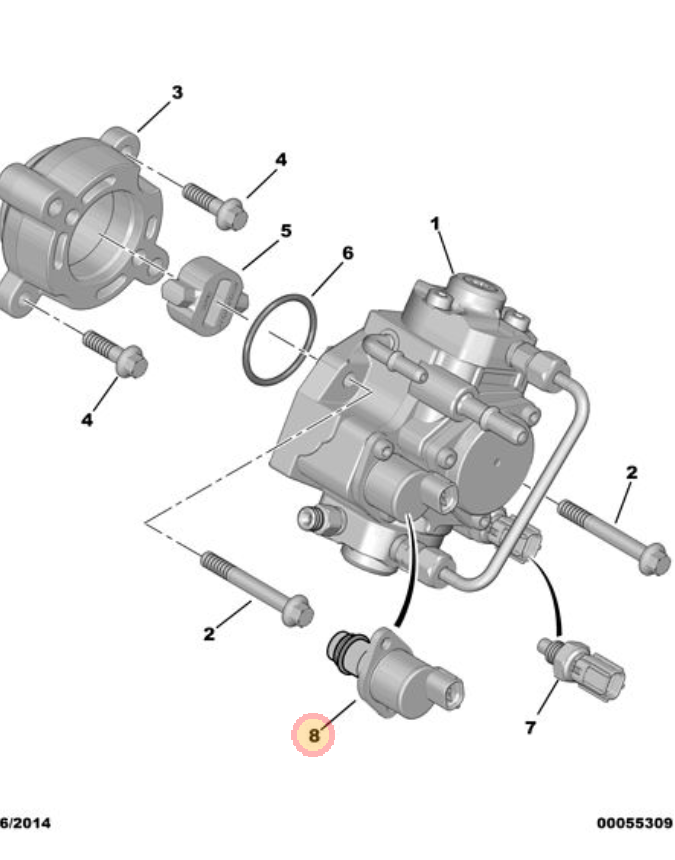 Citroen Relay 20062022 Fuel Pump Regulator Genuine Citroen Parts