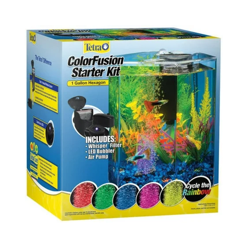 TETRA® COLORFUSION STARTER KIT HEXAGON 1 GALLON 3.78 LITERS