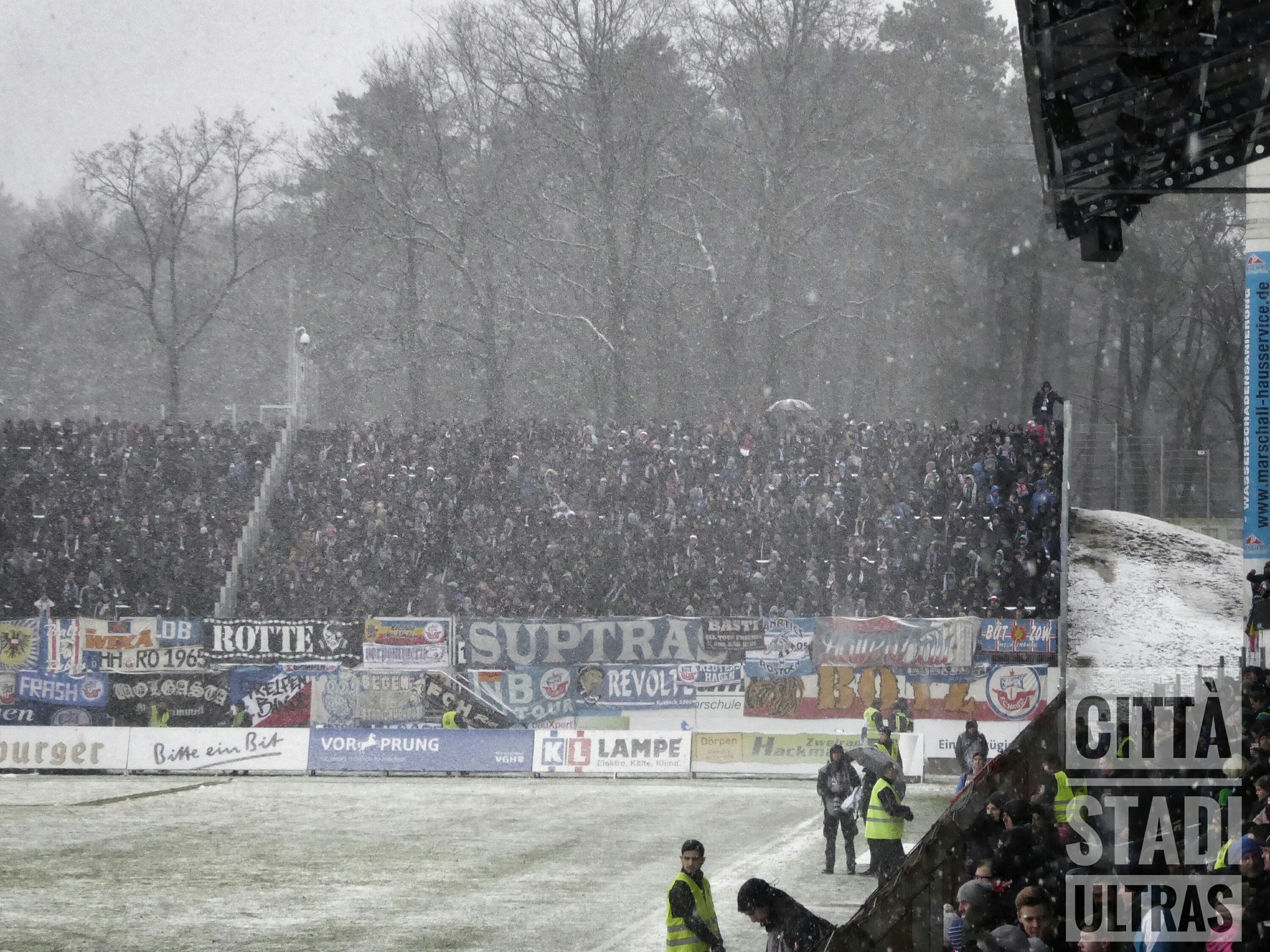 SV Meppen FC Hansa Rostock Città Stadi Ultras