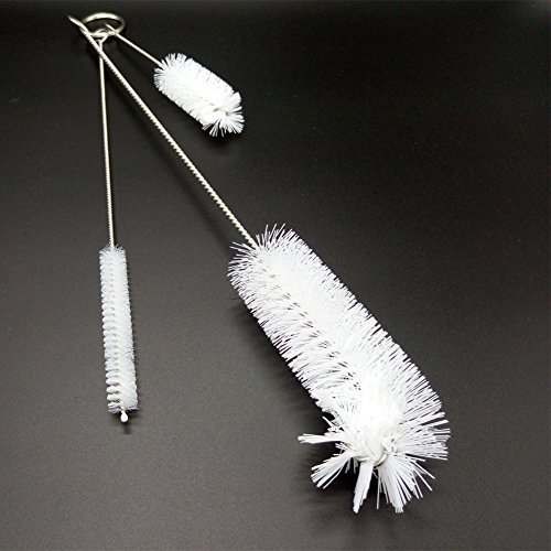 Set of Bottle Cleaning Brushes 3Pcs Kitchen Nylon Multifunction Clean