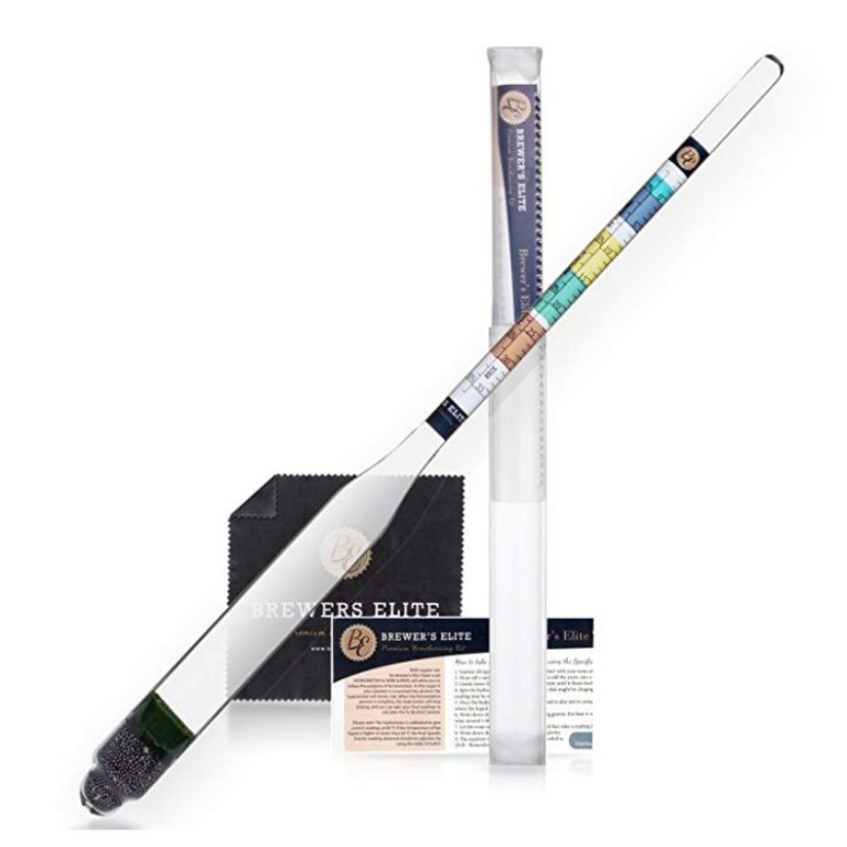 Brewer’s Elite Hydrometer for Home Brew Beer, Wine, Mead and Kombucha