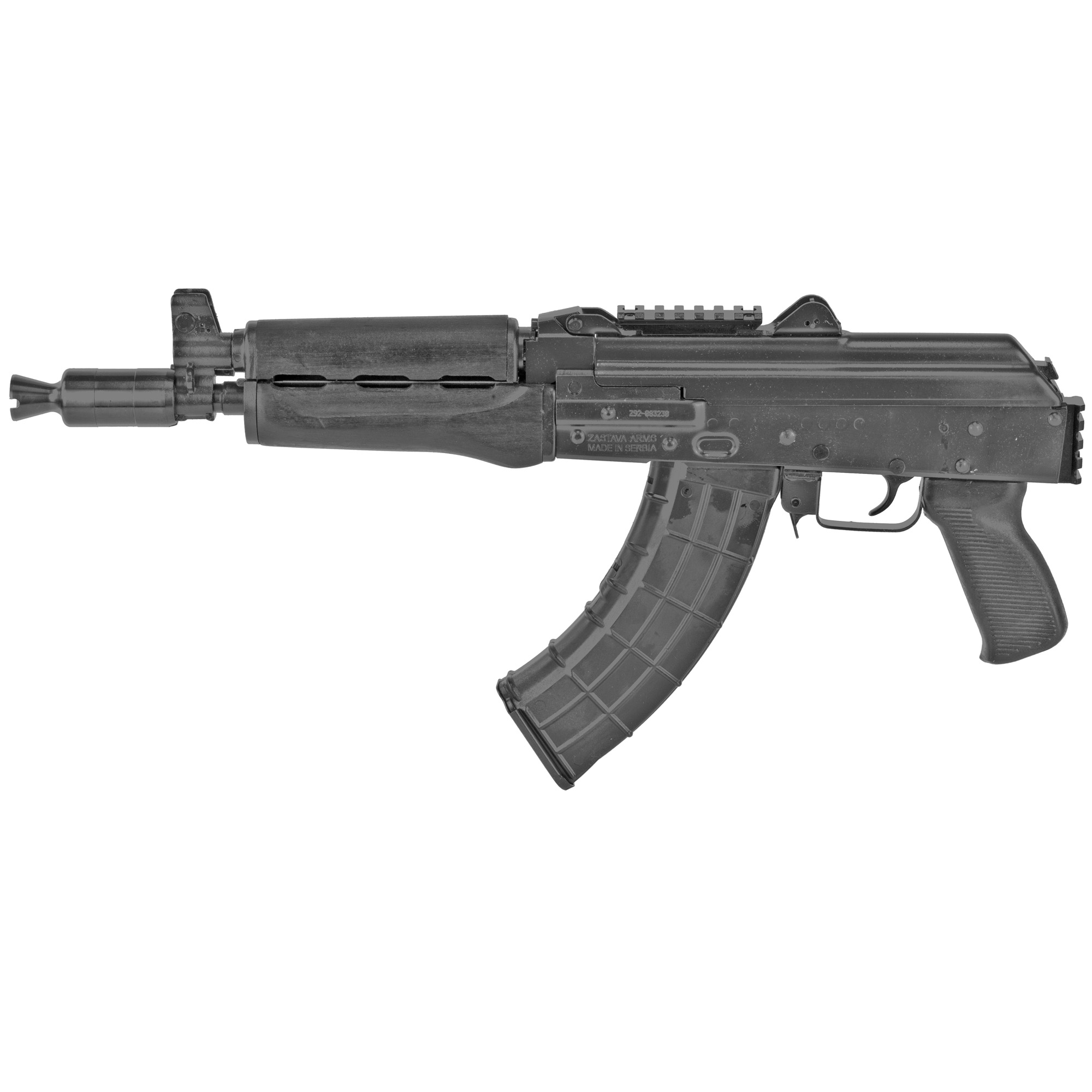 Zastava ZPAP92 AK Pistol, 7.62x39mm, 10in. Chrome Lined Barrel, Black