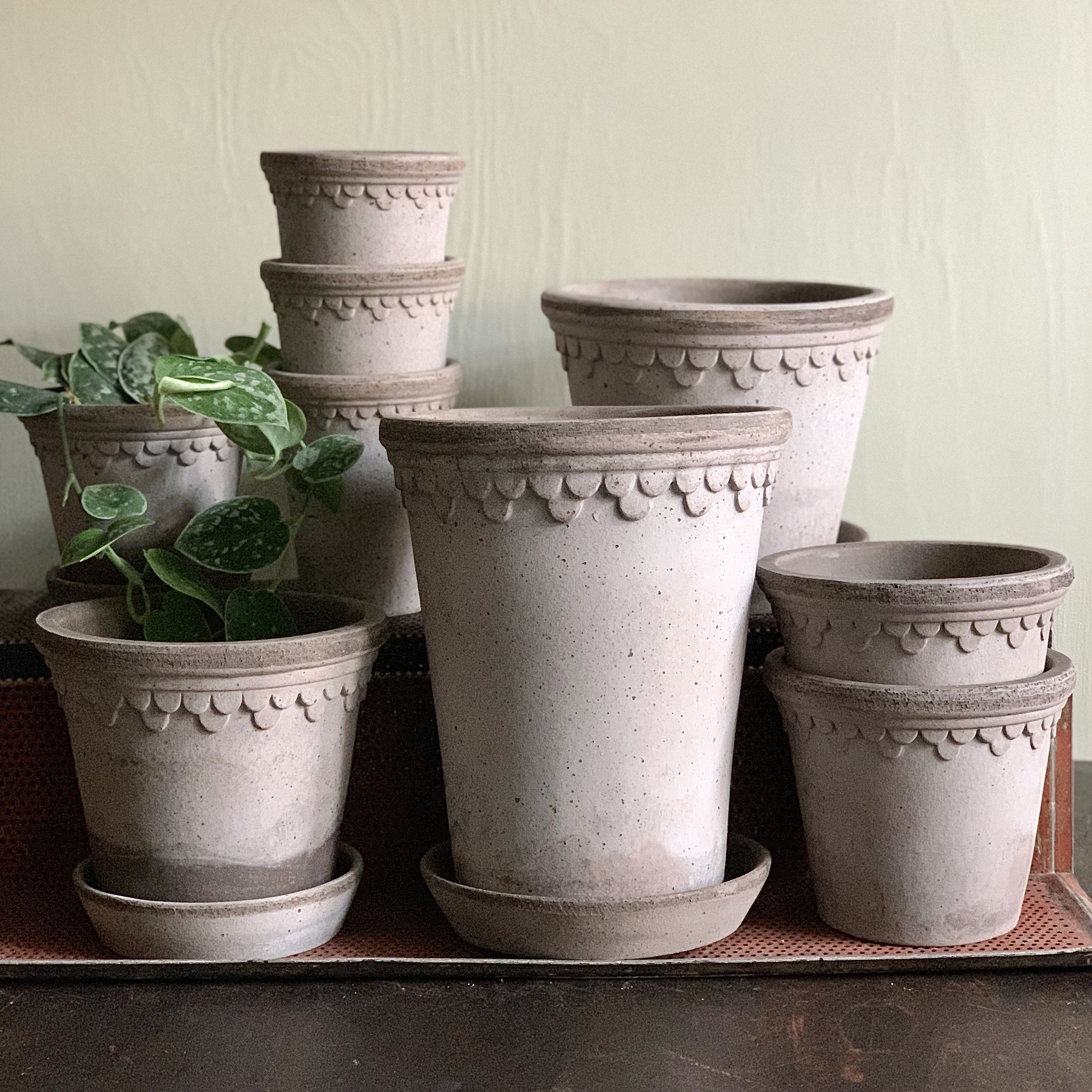 bergs potter kruka grå Bergs Potter 'Köpenhamn' Grå | City Blommor