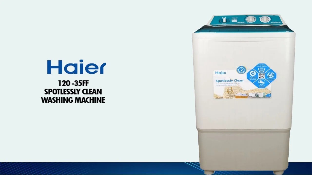 Haier Single Tub Washing Machine 12KG Model HWM 12035FF City