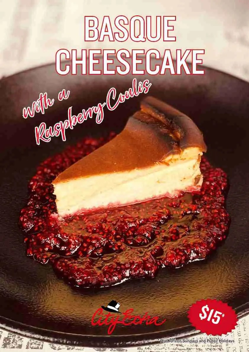 Basque Cheesecake City Extra Circular Quay, Sydney