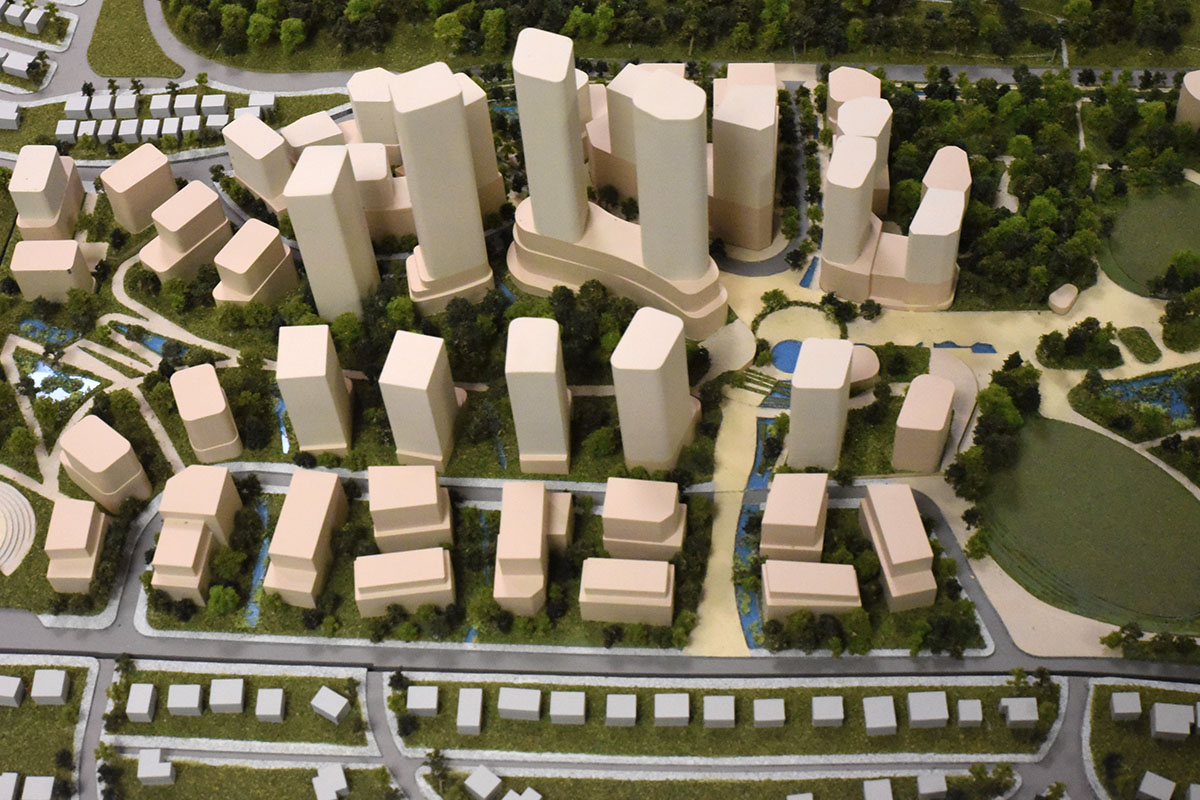 Physical model of Jericho Lands is shown to Urban Design Panel (July 5