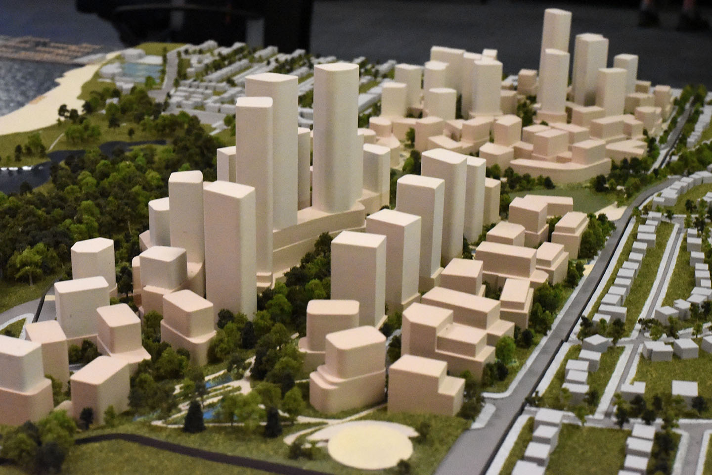 Physical model of Jericho Lands is shown to Urban Design Panel (July 5