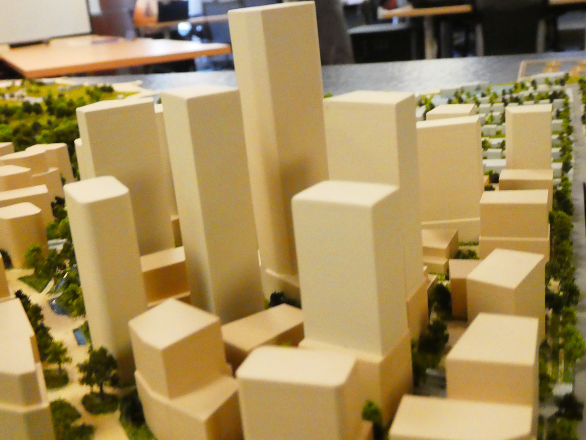 Physical model of Jericho Lands is shown to Urban Design Panel (July 5