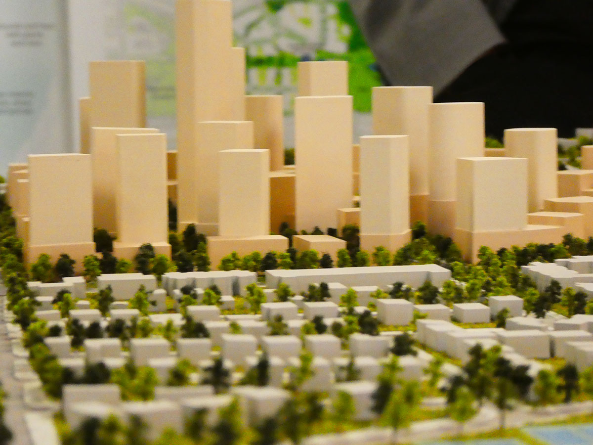Physical model of Jericho Lands is shown to Urban Design Panel (July 5