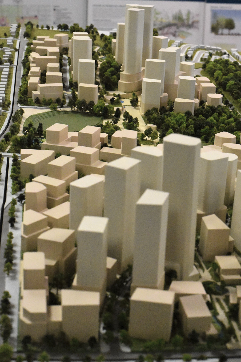 Physical model of Jericho Lands is shown to Urban Design Panel (July 5