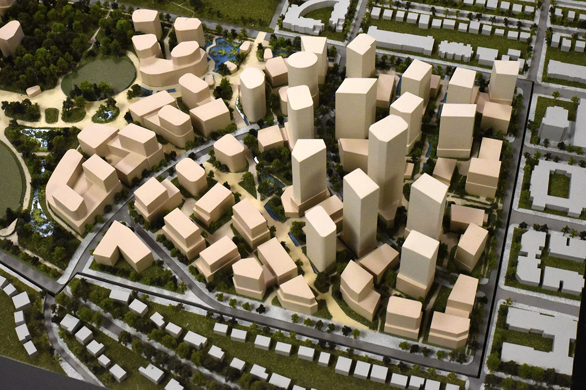 Physical model of Jericho Lands is shown to Urban Design Panel (July 5