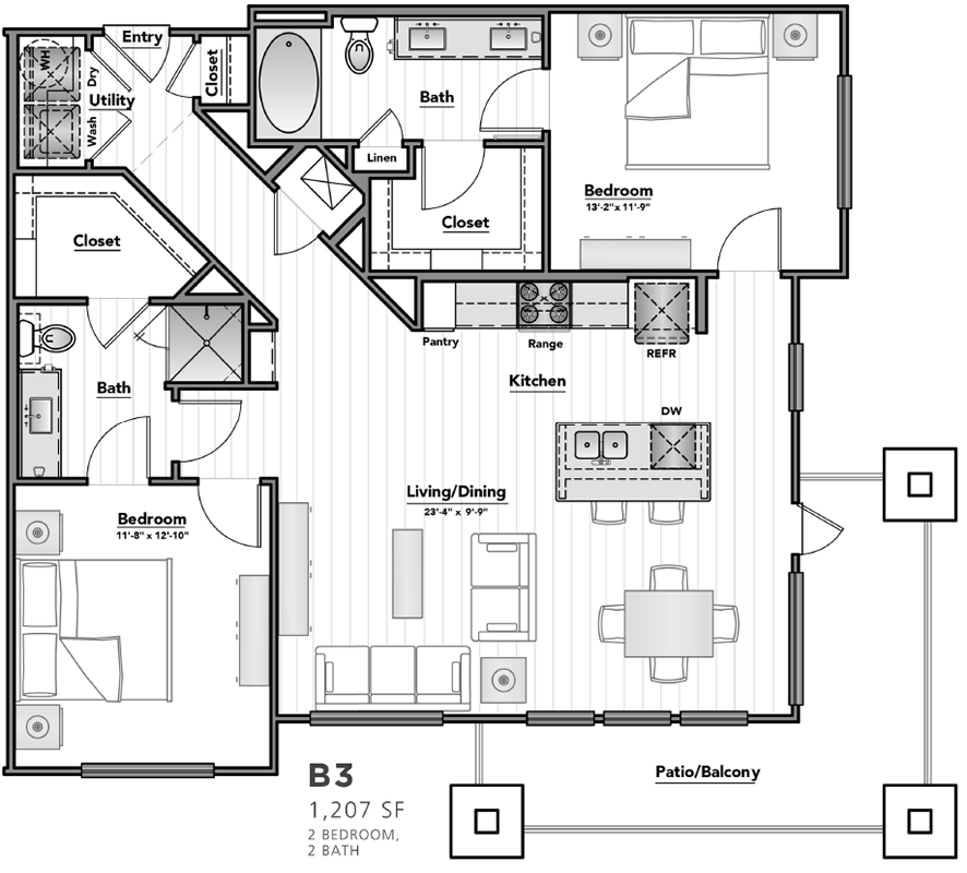 Apartments in College Station, TX. City Heights at College Station