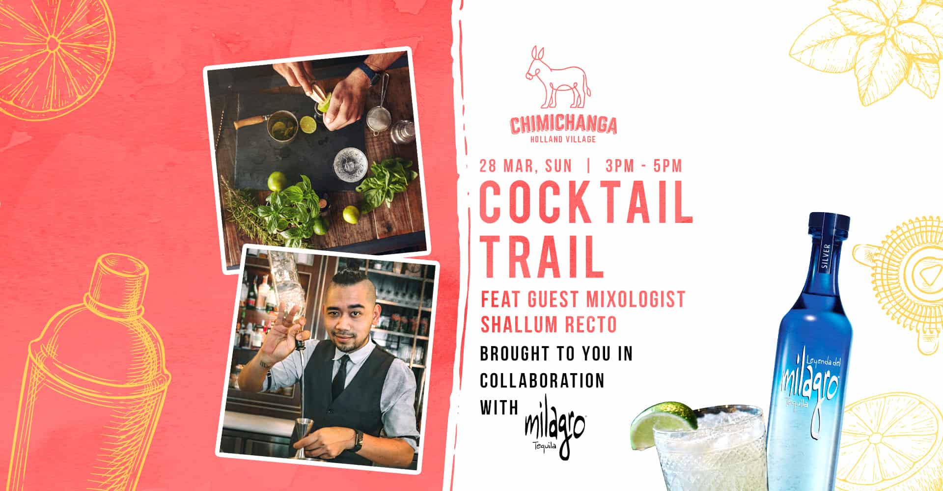 Cocktail Trail in Collaboration with Milagro Tequila City Nomads