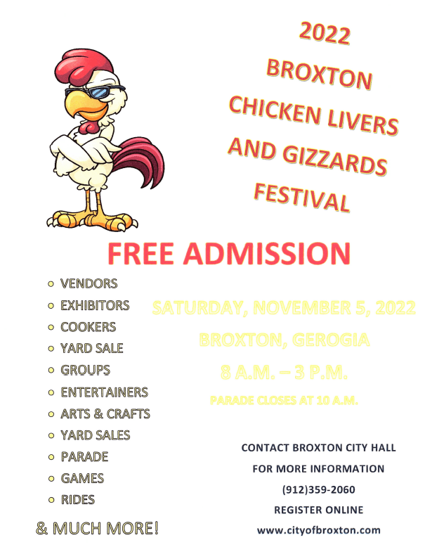 Festival Registration The City Of Broxton